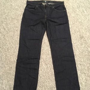 Men’s 7 dark blue jeans